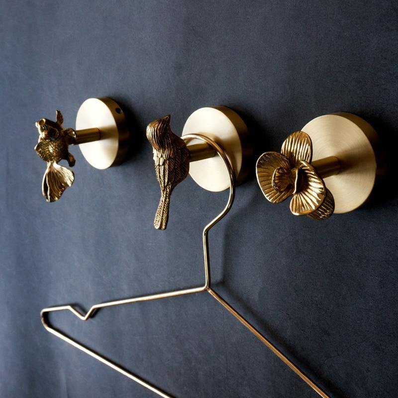 WildBrass – Tierische Wandhaken aus massivem Messing