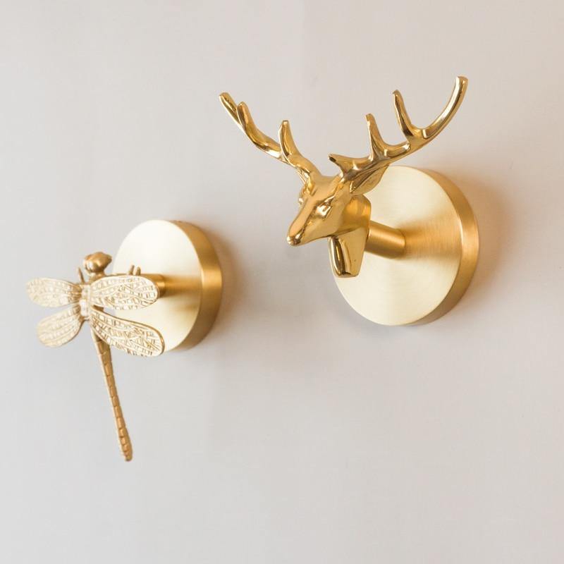 WildBrass – Tierische Wandhaken aus massivem Messing
