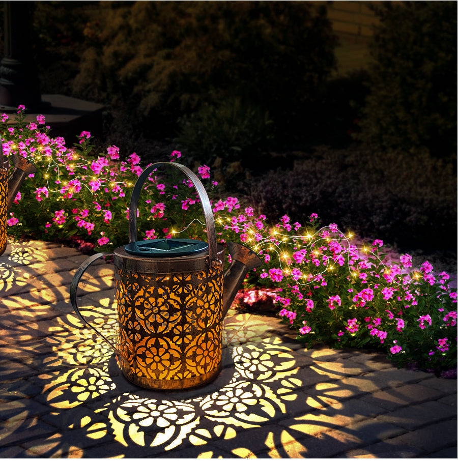 Yara – Solar Gartenlampe aus Schmiedeeisen