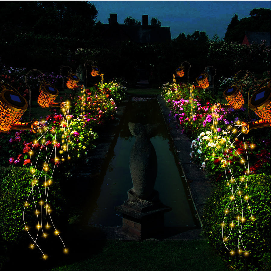 Yara – Solar Gartenlampe aus Schmiedeeisen