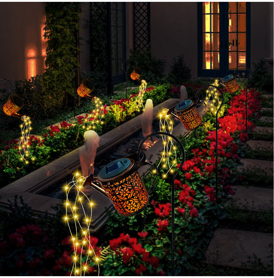 Yara – Solar Gartenlampe aus Schmiedeeisen