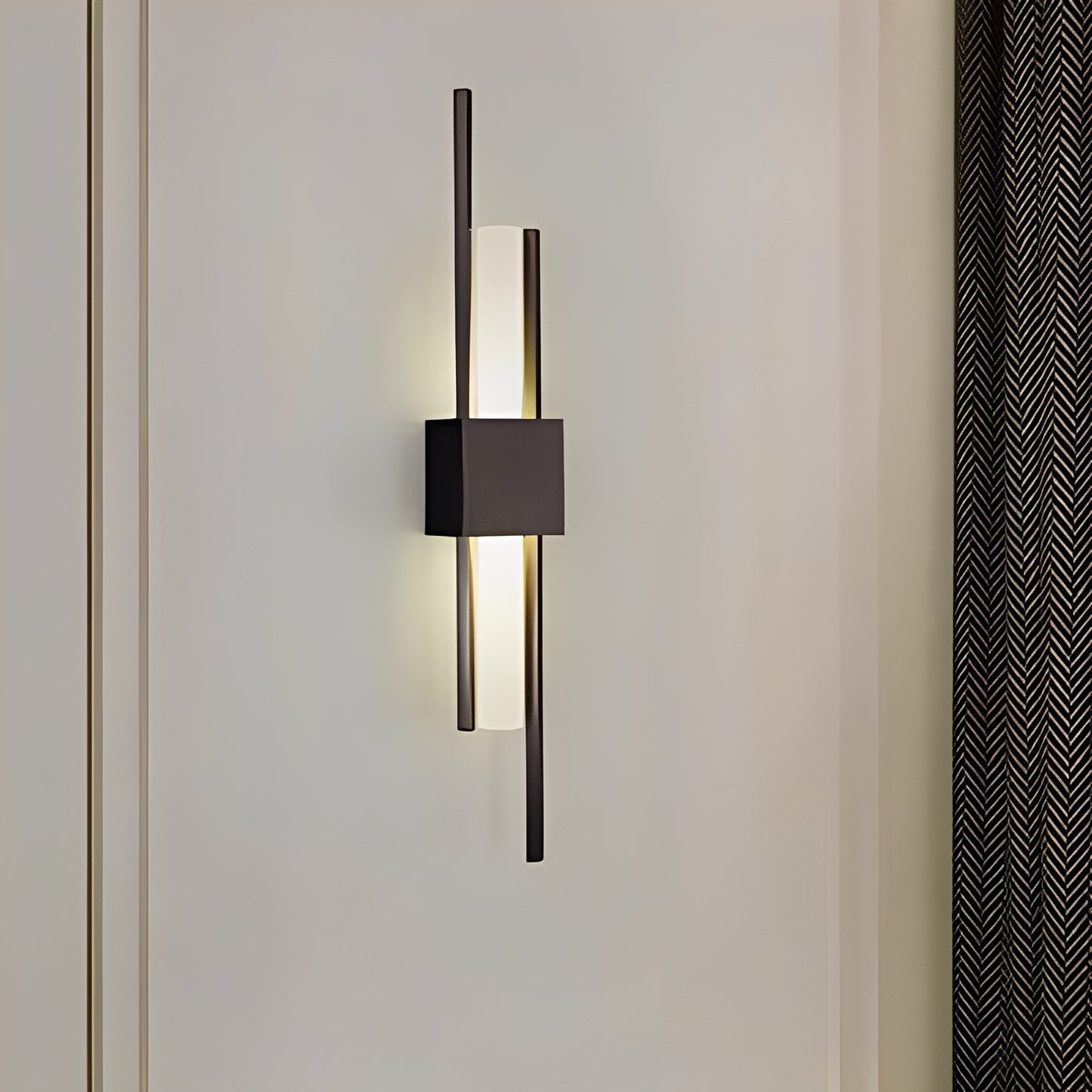 Elena – Kupfer Wandlampe mit Schirm