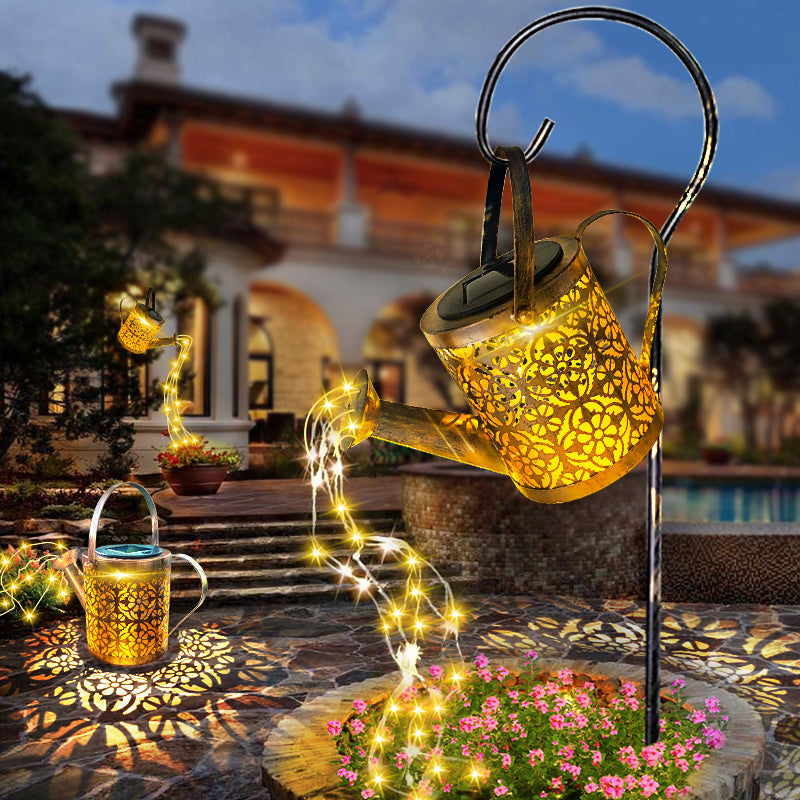Yara – Solar Gartenlampe aus Schmiedeeisen