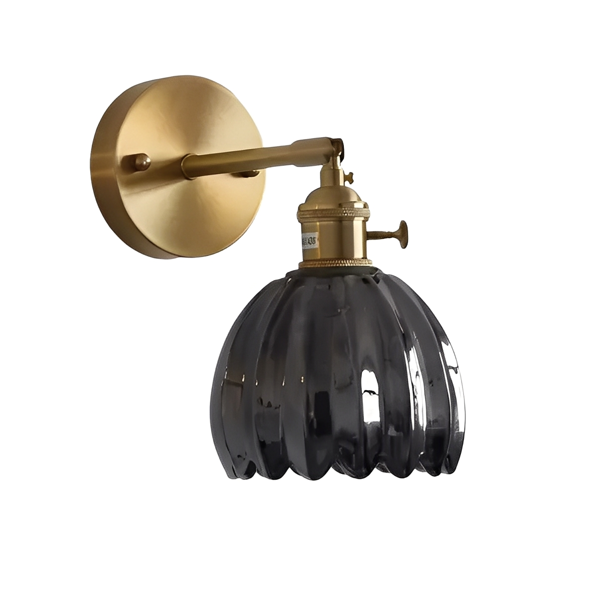 Fiona – Retro Kupfer-Glas Wandleuchte