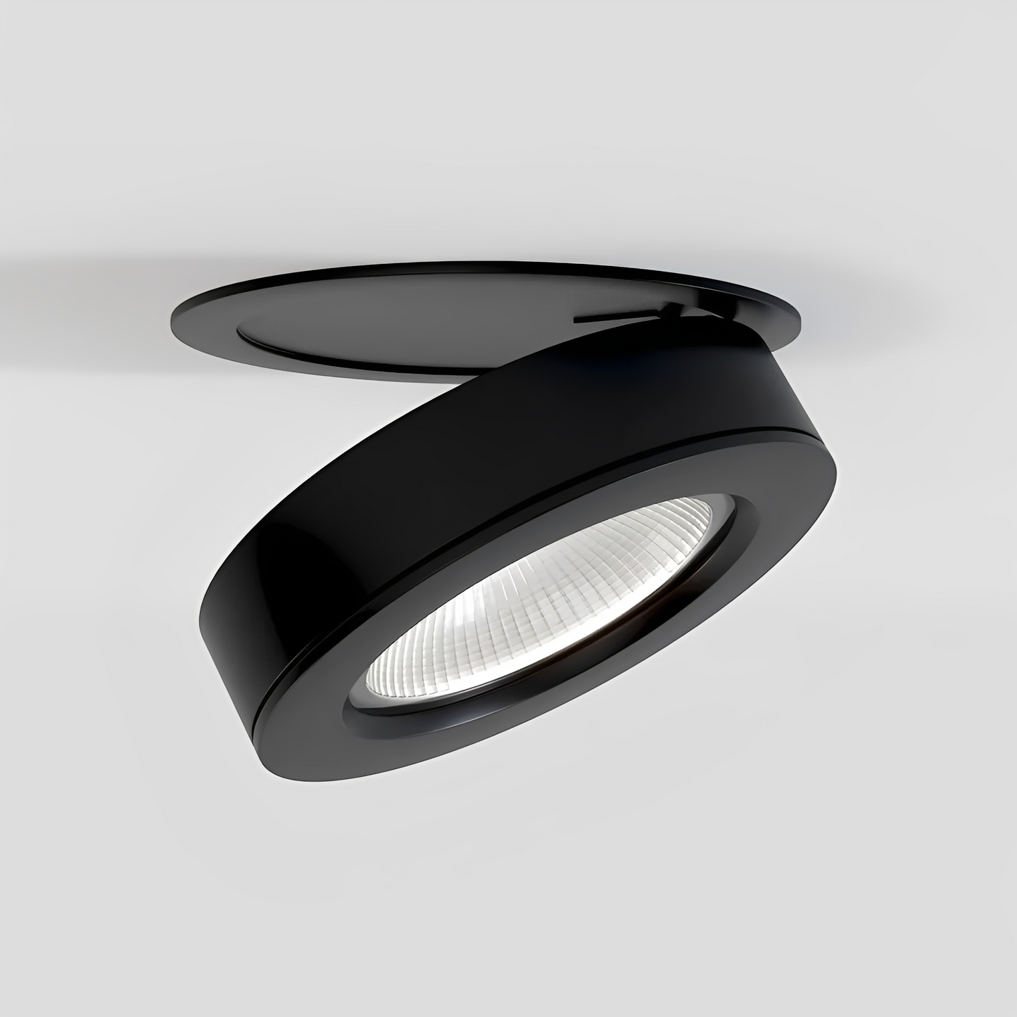Theo – Schlichte Aluminium LED-Deckenleuchte