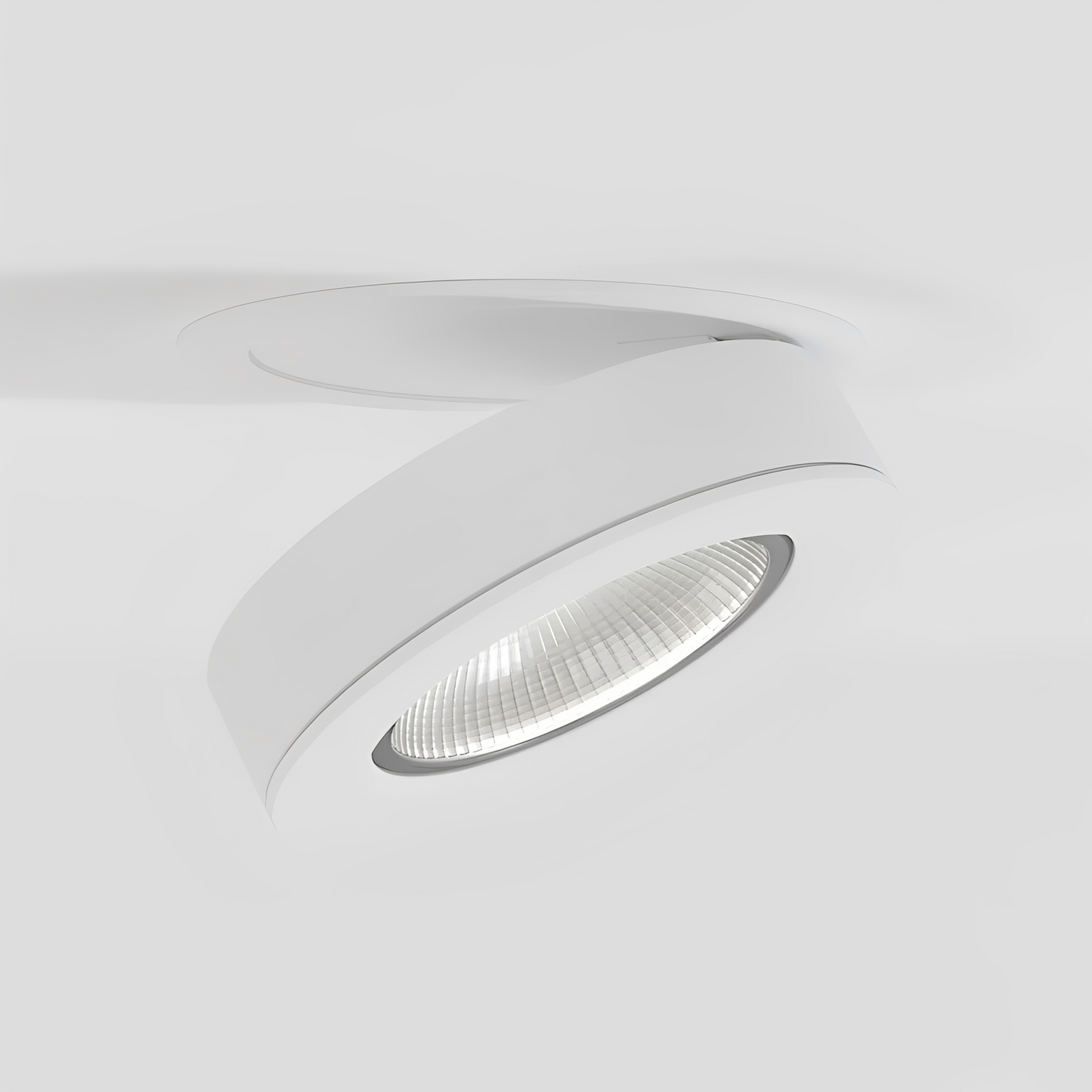 Theo – Schlichte Aluminium LED-Deckenleuchte