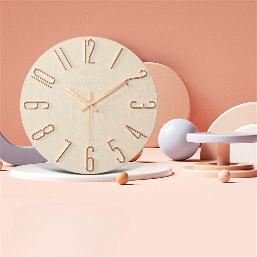 Rustom – 12-Zoll Wanduhr für Wohnzimmer