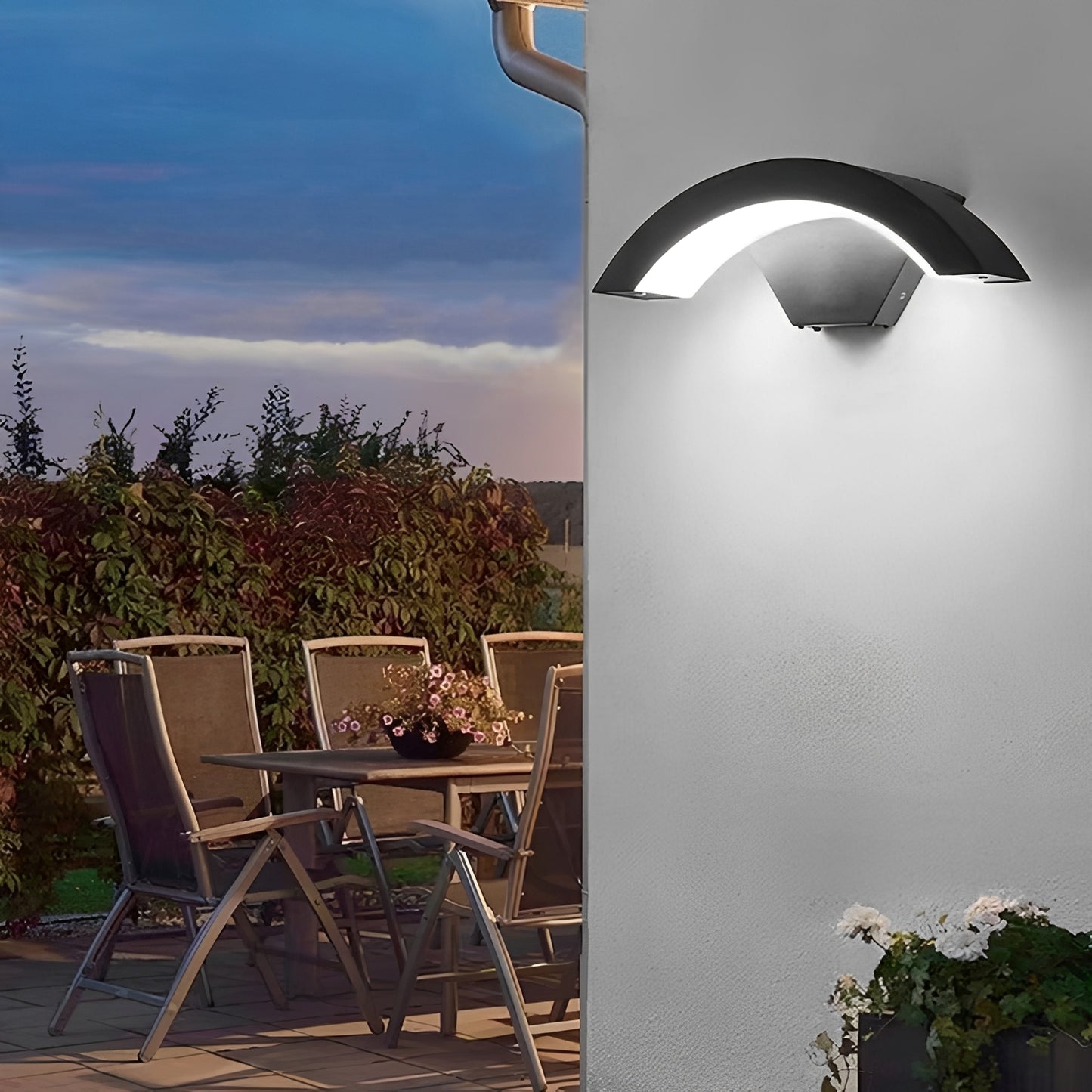 Jin – Moderne Außen-Wandlampe