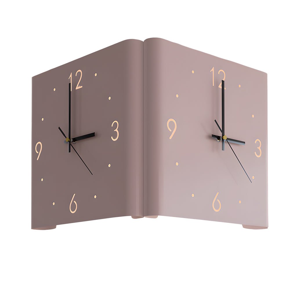 Elina – Doppelseitige Wandleuchte mit Uhr