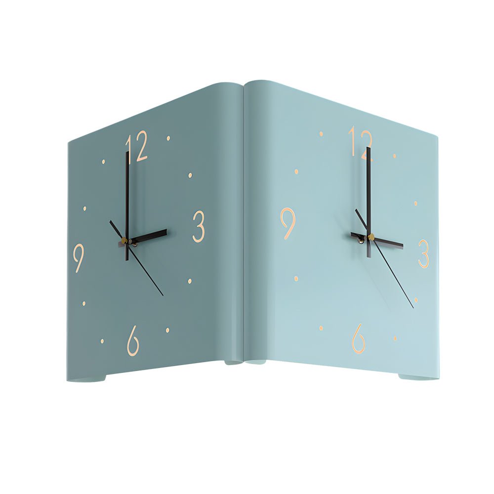 Elina – Doppelseitige Wandleuchte mit Uhr