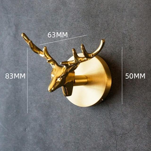 WildBrass – Tierische Wandhaken aus massivem Messing