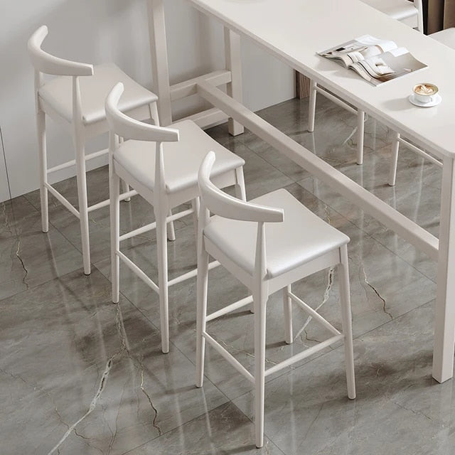 Alexa – Nordic Minimalistischer Massivholz-Hocker