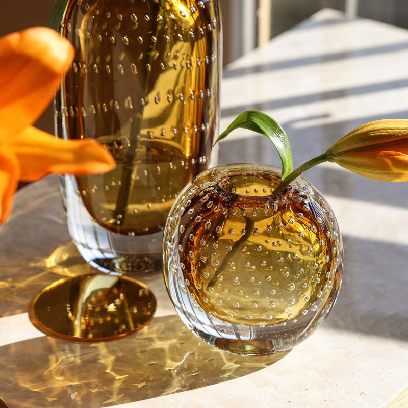 Tessa – Farbige Glasblase Vase