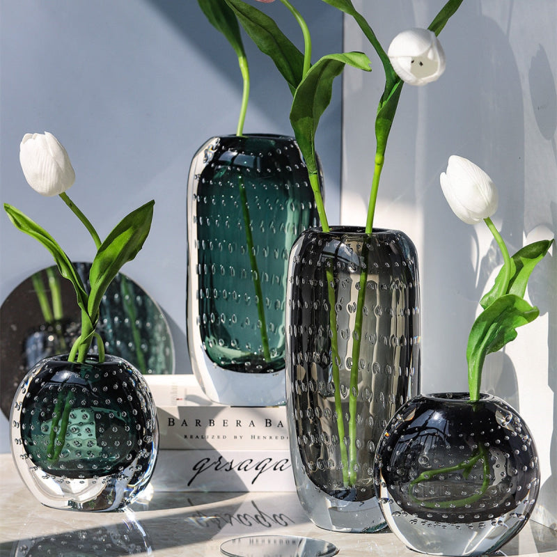 Tessa – Farbige Glasblase Vase