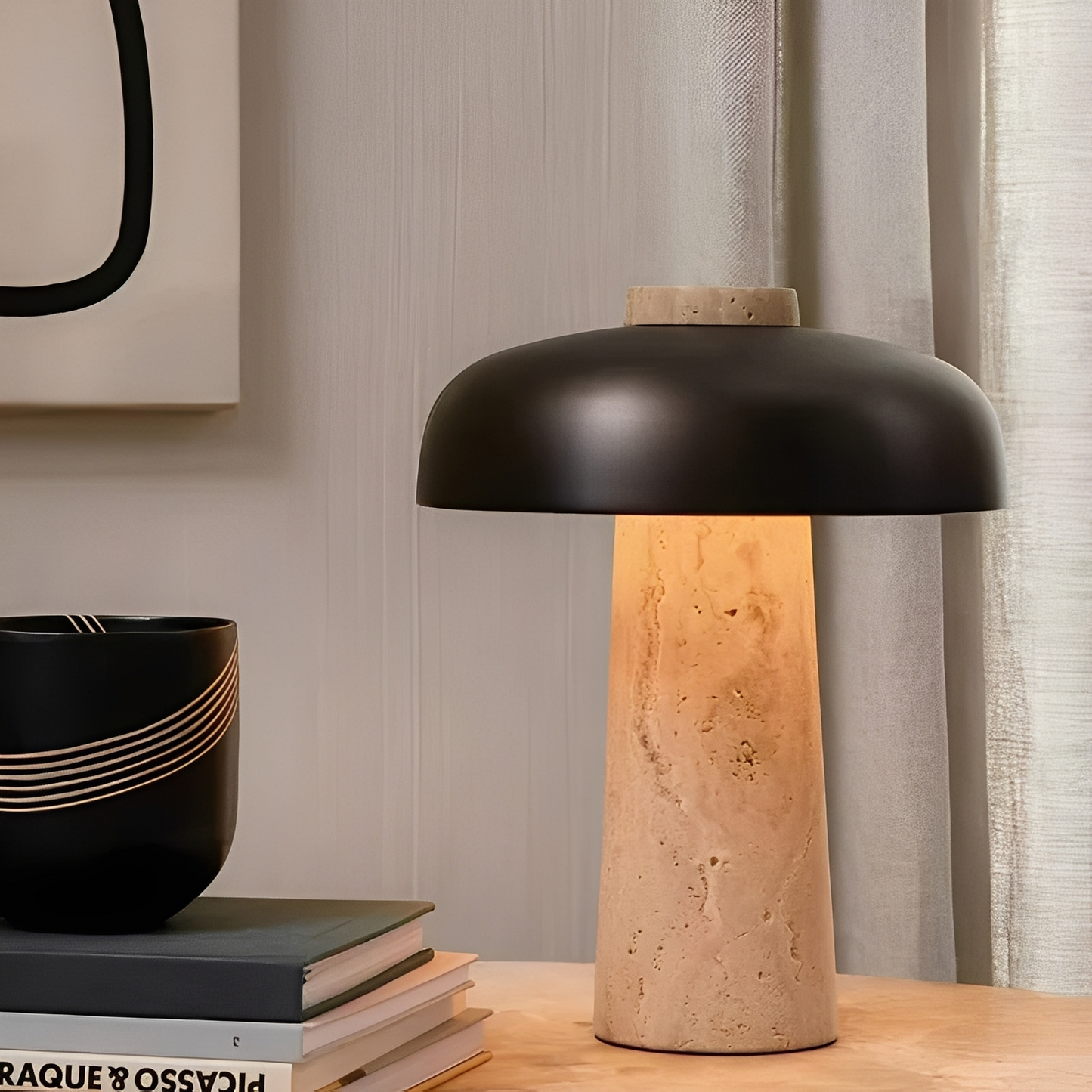 Travis – Natürliche Tischlampe