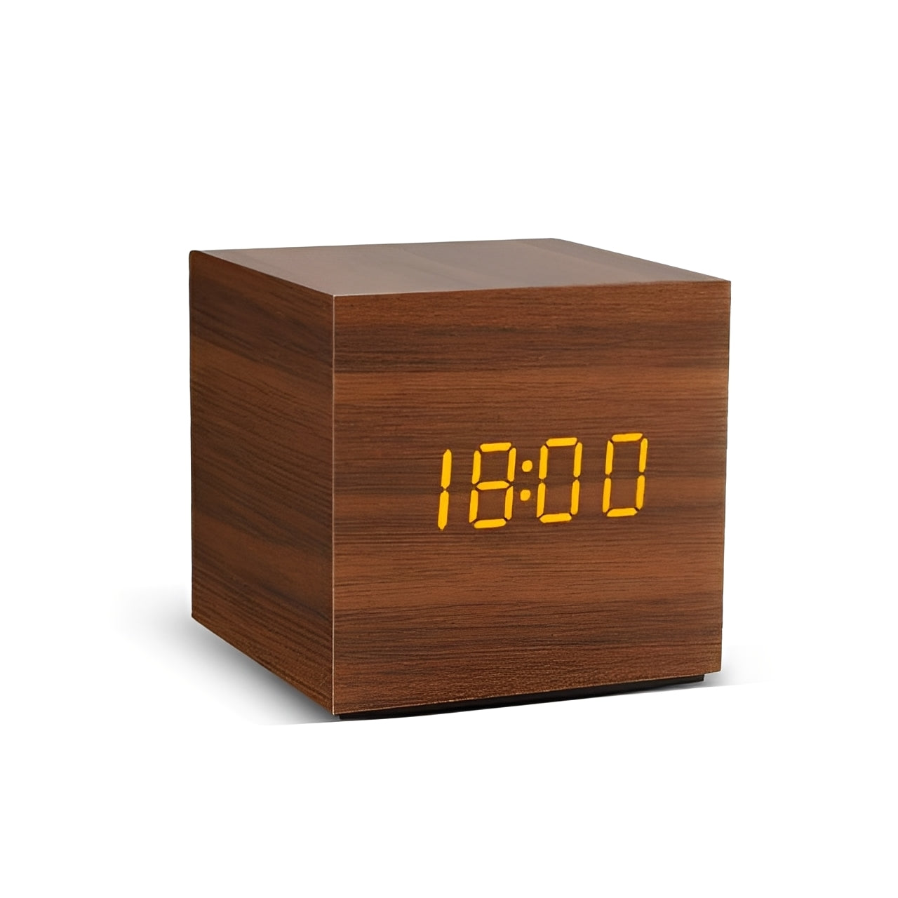 Verno – Minimalistische Digitale Projektionsuhr aus Holz