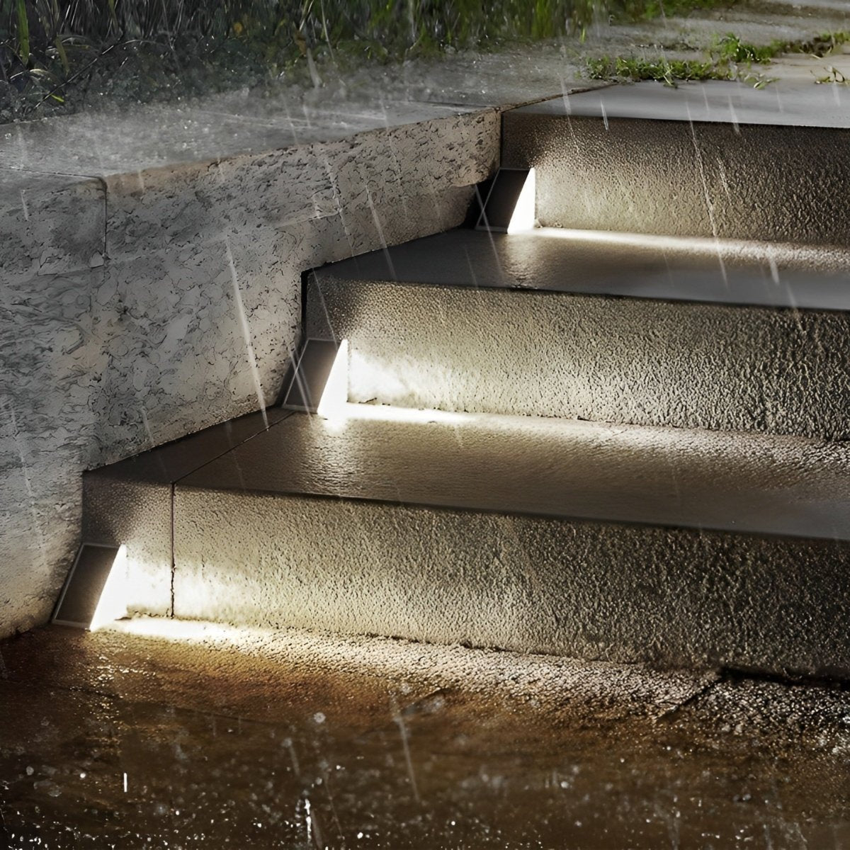 Solin – Intelligente Triangular LED Solar-Stufenleuchten