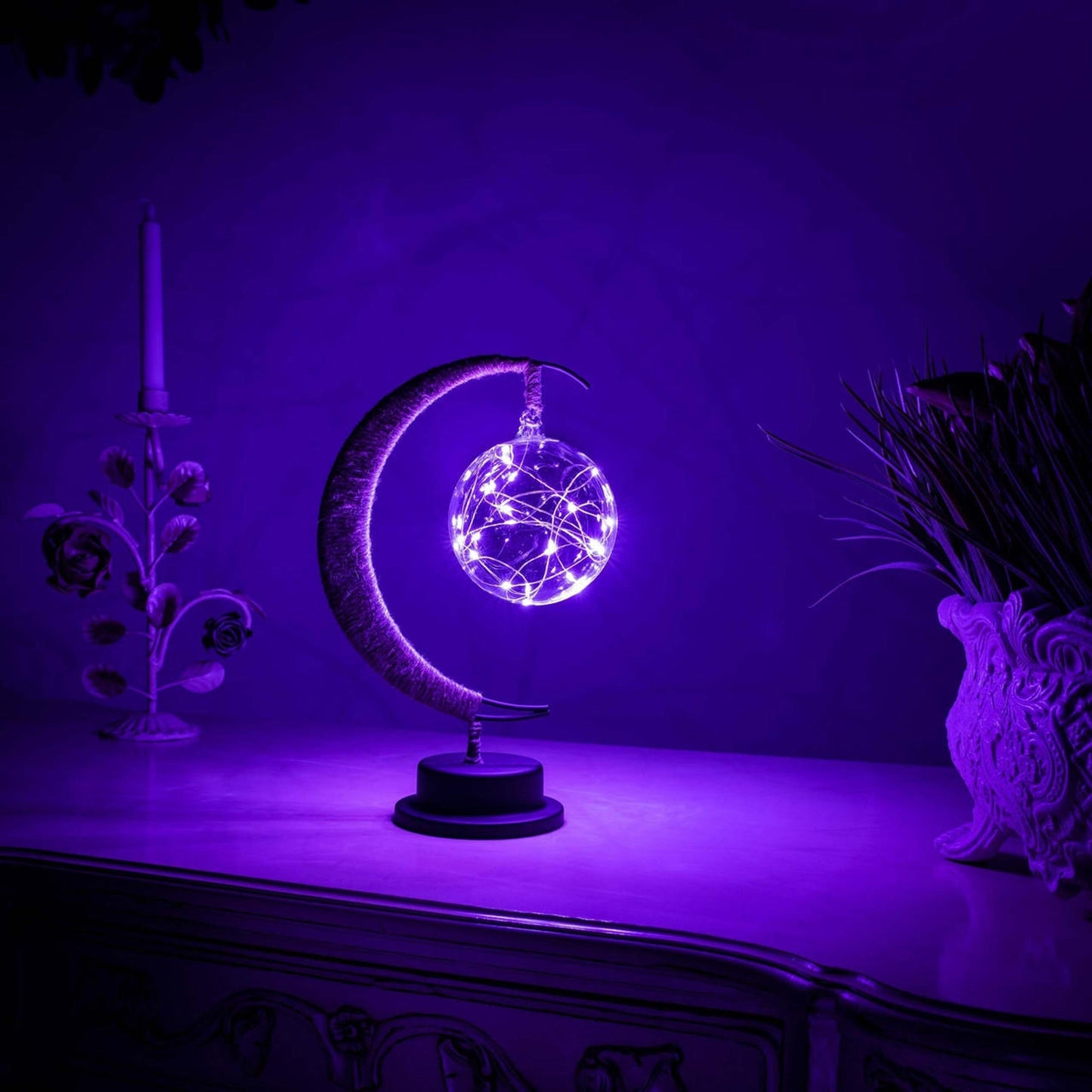 MoonAura – LED-Mondlicht mit sanftem Leuchtschein