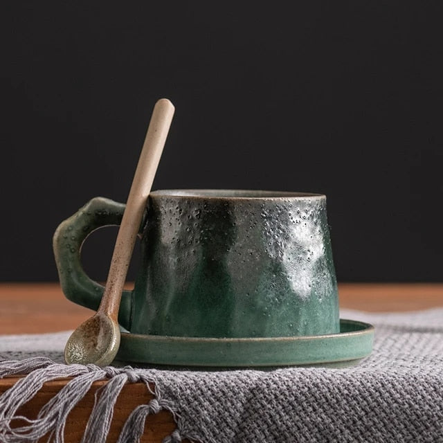 Theo – Retro Steinzeug Kaffee-Set