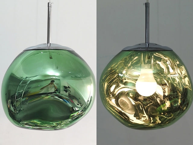 MoltenLight – Glas-Hängelampe mit fließendem Magma-Design