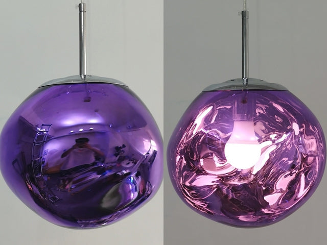 MoltenLight – Glas-Hängelampe mit fließendem Magma-Design