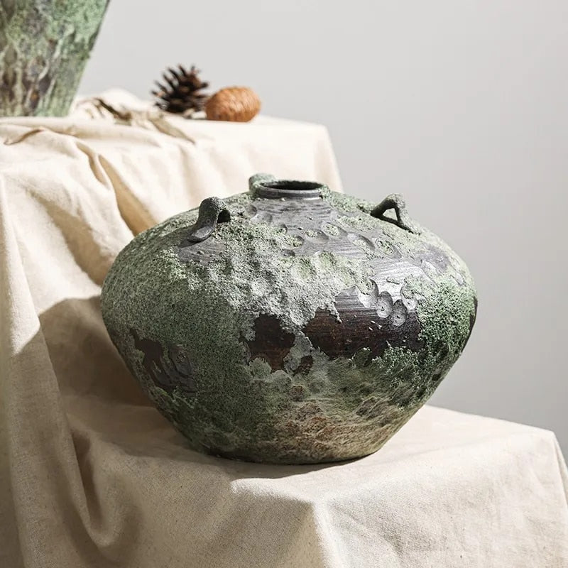 Maya – Handgefertigte Steingutvase