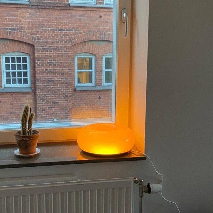 Bryan – Antike Glas-Tischlampe