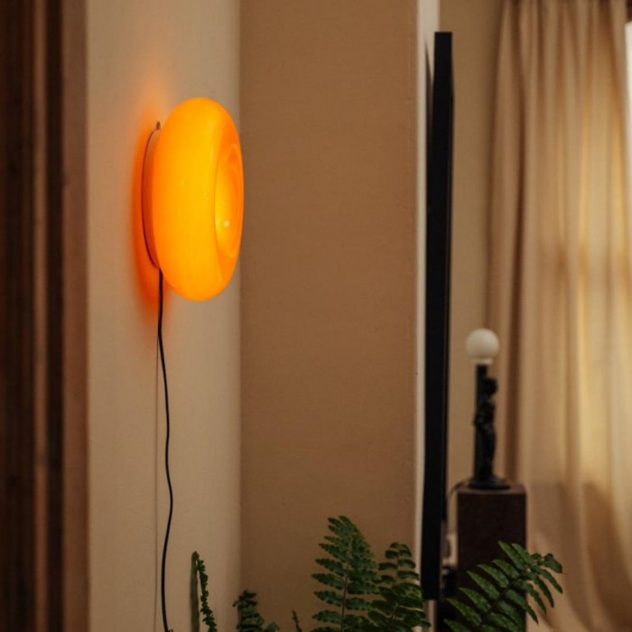 Bryan – Antike Glas-Tischlampe