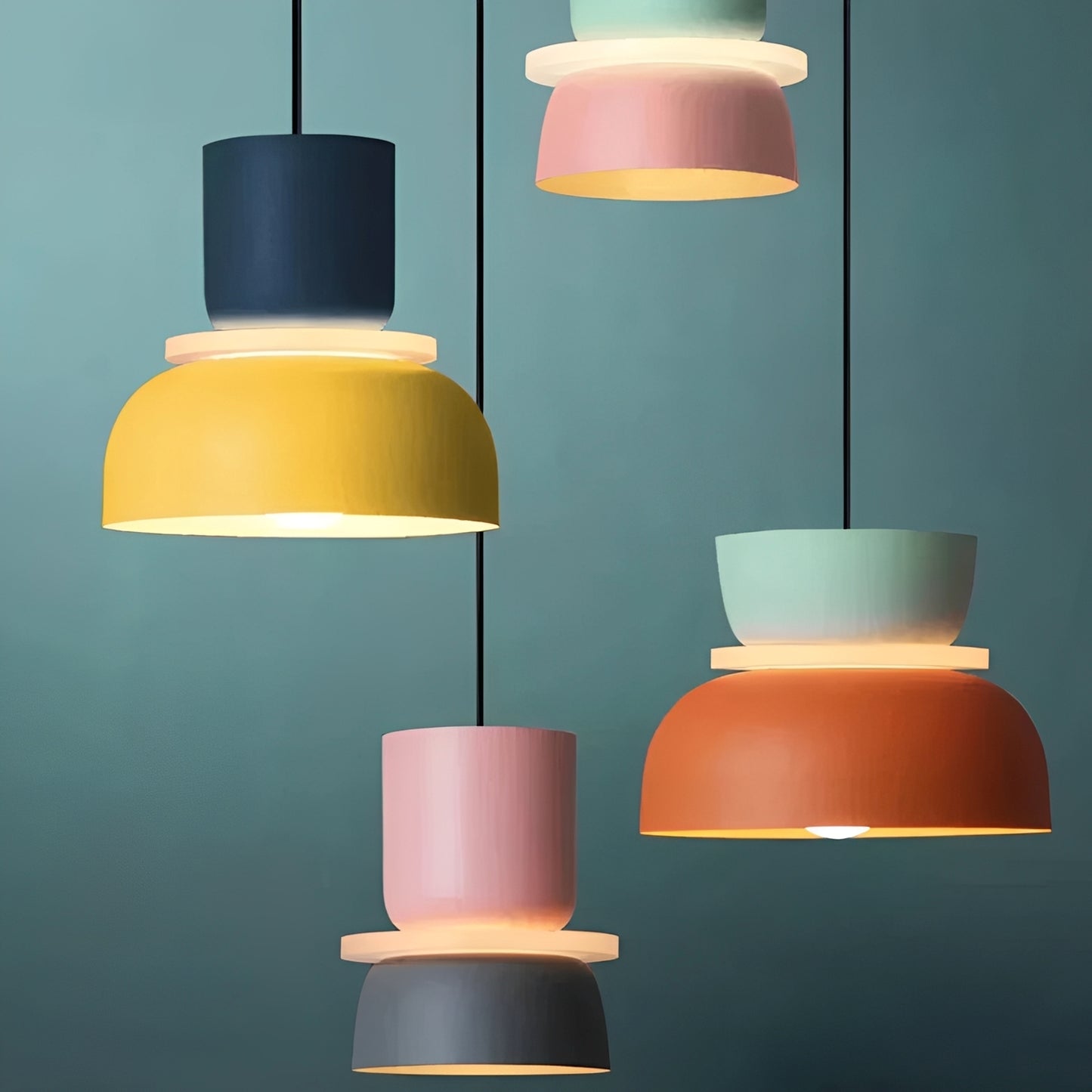 Sven – Schlichte Nordic Drachen Laterne Deckenlampe