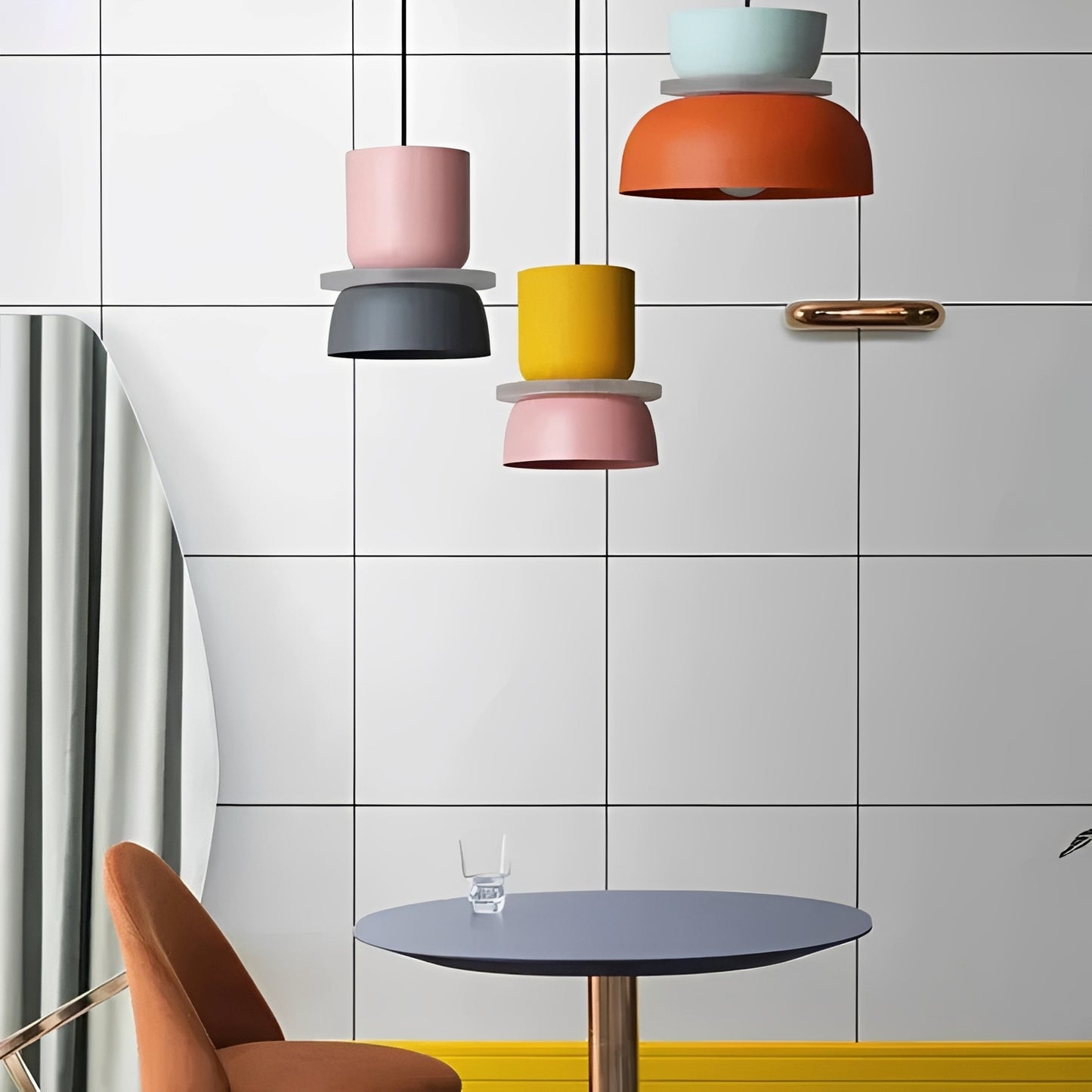 Sven – Schlichte Nordic Drachen Laterne Deckenlampe