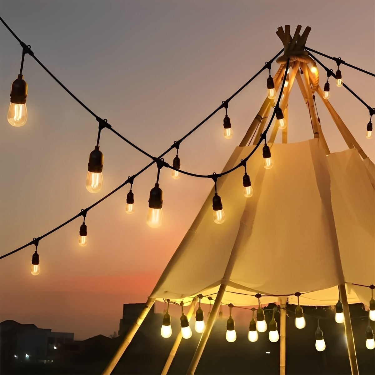 Taro – Wasserdichte LED Garten Lichterkette