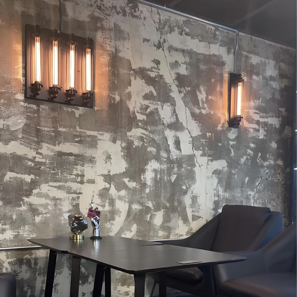 Vera – Vintage Industrielle Eisen-LED Wandleuchte
