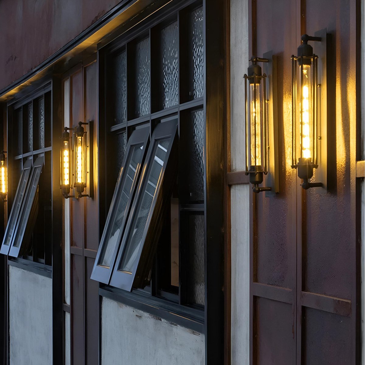 Vera – Vintage Industrielle Eisen-LED Wandleuchte