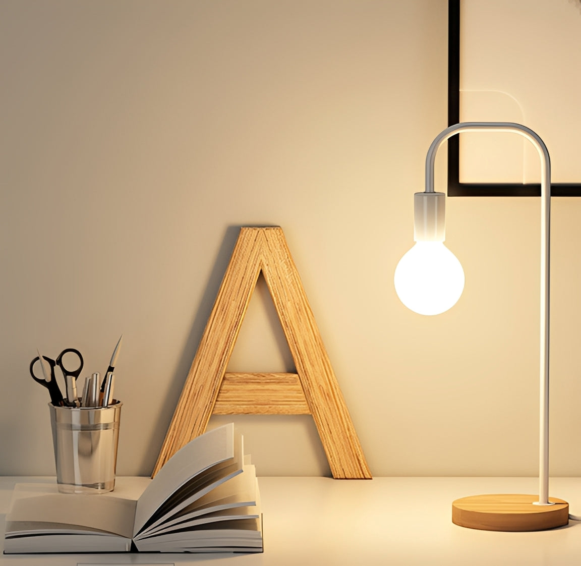 Arvid – Retro Moderne Tischlampe