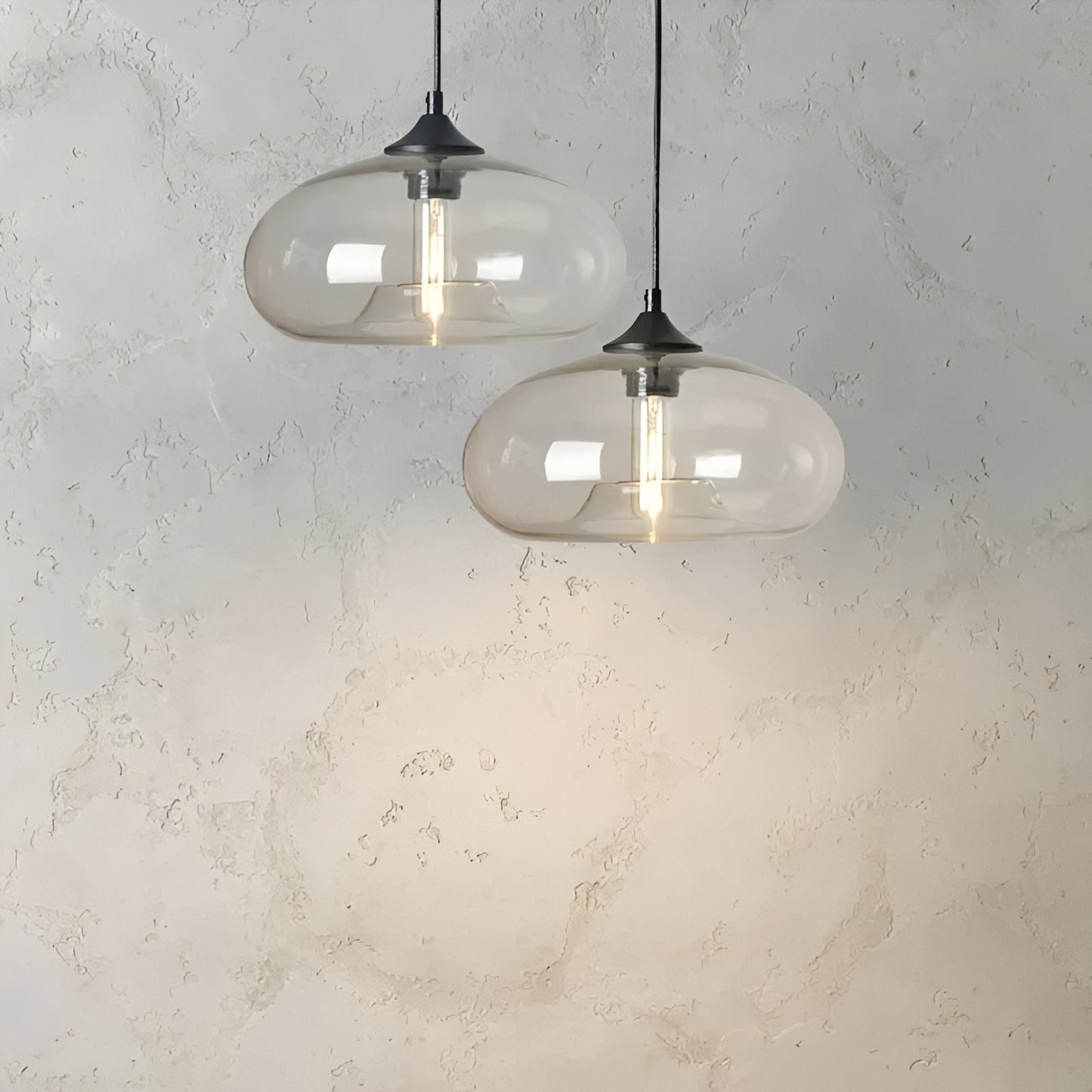 Greta – Vintage-Inspirierte Glas Pendelleuchte